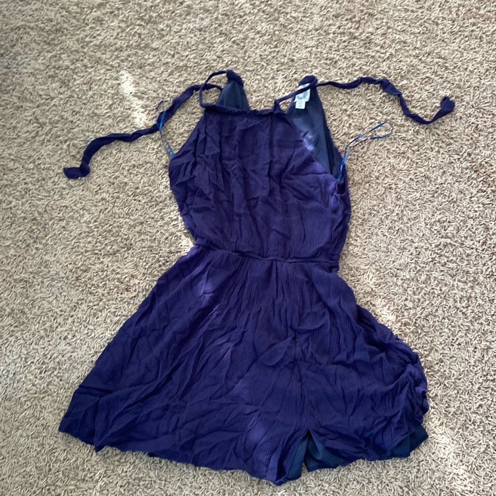 Girls navy dress